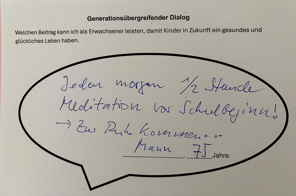 Antwort Erwachsene 1