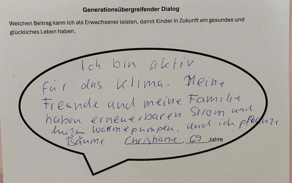 Antwort Erwachsene 3