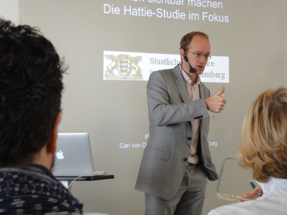Prof. Zieer am Seminar Lörrach